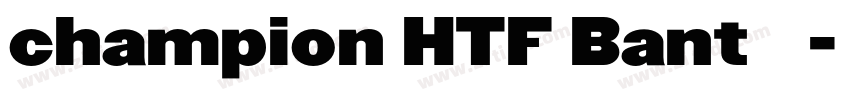 champion HTF Bant字体字体转换